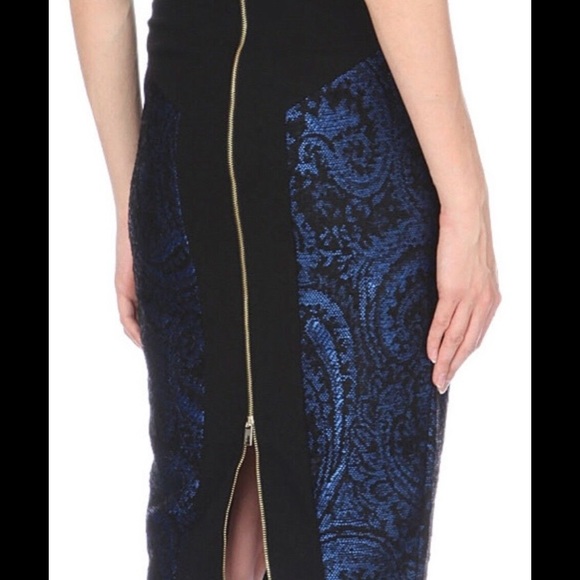 Ted Baker Dresses & Skirts - Ted Baker Black And Blue Pencil Skirt